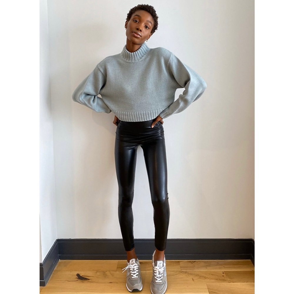 Aritzia Daria Vegan Leather Ankle Pant